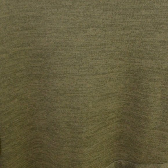 DG2 Diane Gilman Brushed Jersey Knit Green Peplum Top Womens Size L - Picture 4 of 13